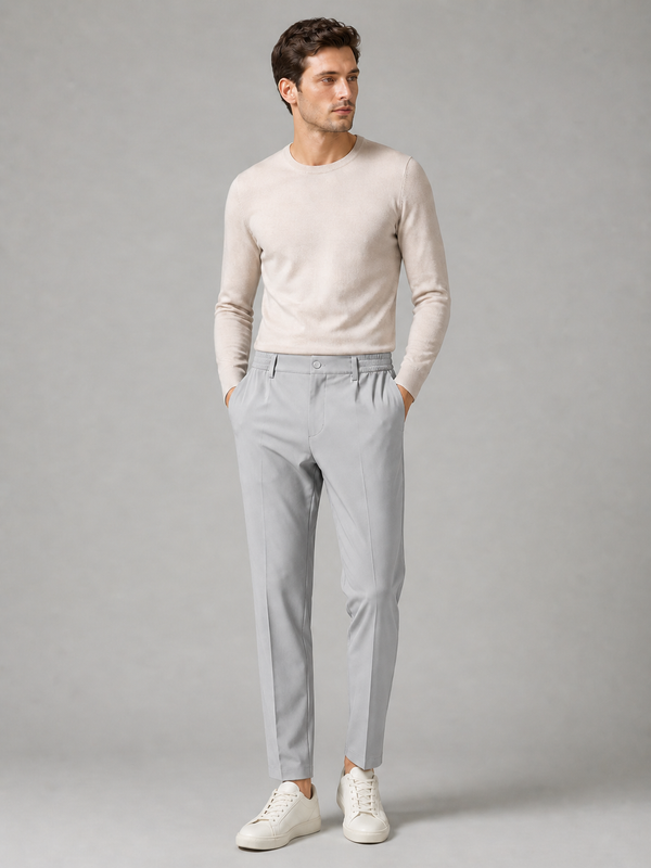 Refined Stretch Slim-Fit Non-Iron Trousers